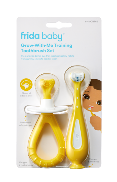 Frida Baby Grow-With-Me, zestaw szczoteczek treningowych