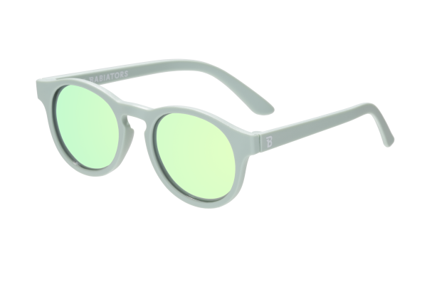 BABIATORS Polarized Keyhole Seafoam Blue, lustrzane okulary przeciwsłoneczne z polaryzacją, niebieska piana morska, 6+ lat
