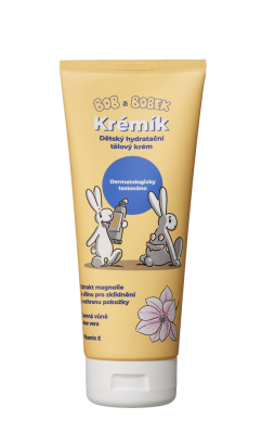 Bob & Bobek Bob a Bobek Krémík, feuchtigkeitsspendend Körpercreme für Kinder, 200 ml — Inhaltsstoffe i ocena