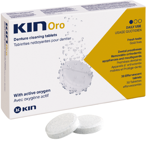 KIN Oro Tabletki czyszczące do protez, 30 szt.