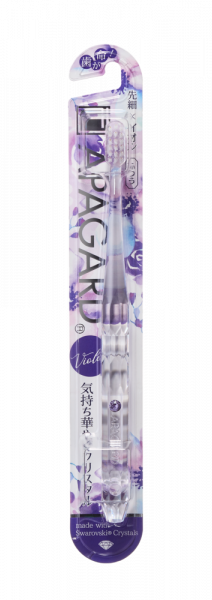 APAGARD szczoteczka zdobiona kryształem Swarovskiego, średnia