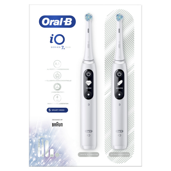 Oral-B iO Series 7N White Alabaster Duo elektryczna szczoteczka