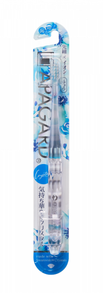 APAGARD szczoteczka zdobiona kryształem Swarovskiego, średnia