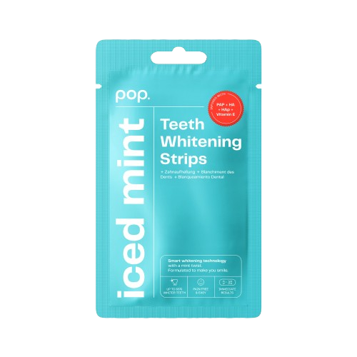Pop Iced Mint Teeth Whitening Strips, paski do wybielania zębów (7x2 szt.)