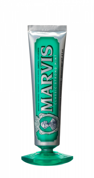 MARVIS stojak z tworzywa na pastę do zębów, zielony