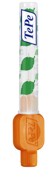 TePe Original szczoteczki międzyzębowe z bioplastiku 0,45 mm, pomarańczowe, 25 szt.