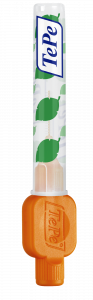 TePe Original szczoteczki międzyzębowe z bioplastiku 0,45 mm, pomarańczowe, 25 szt.