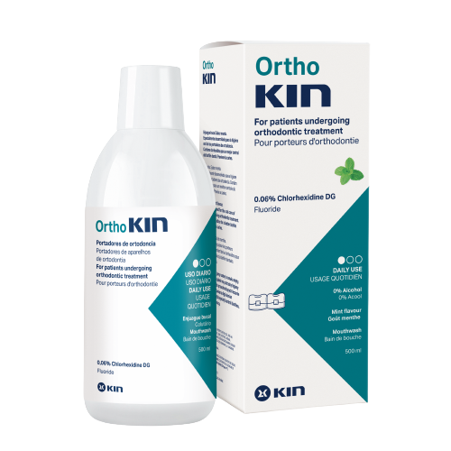 OrthoKIN płyn do płukania jamy ustnej o smaku miętowym, 500 ml