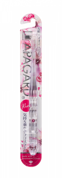 APAGARD szczoteczka zdobiona kryształem Swarovskiego, średnia