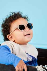 BABIATORS Eco Collection Keyhole Soft Sand, okulary przeciwsłoneczne w kolorze piaskowym, 0-2 lata