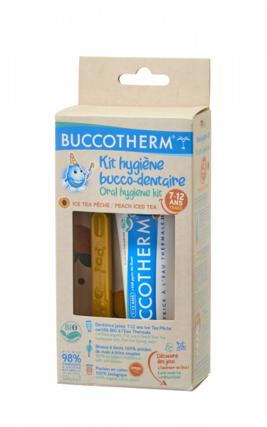 BUCCOTHERM BIO organic Ekologiczny zestaw upominkowy dla dzieci 7-12 lat, mrożona herbata