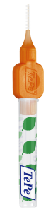 TePe Original szczoteczki międzyzębowe z bioplastiku 0,45 mm, pomarańczowe, 25 szt.