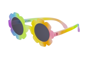 BABIATORS Original Flower Power, okulary przeciwsłoneczne tęcza, 3-5 lata