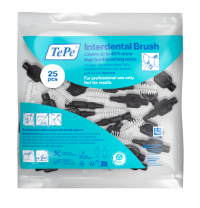 TePe Original szczoteczki międzyzębowe z bioplastiku 1,5 mm, czarne, 25 szt.