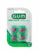 GUM Red Cote tabletki do wskazania kamienia nazębnego, 12 szt.