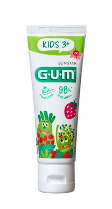 GUM Sunstar GUM Kids, pasta do zebów, 50 ml — Inhaltsstoffe i ocena