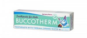Buccotherm BIO pasta do zębów dla dzieci w wieku 3+ o smaku leśnych owoców bez fluoru, 50 ml