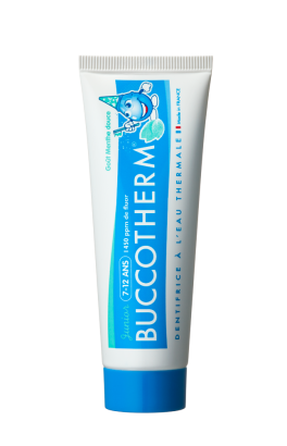 Buccotherm Buccotherm Junior pasta do zębów dla dzieci od 7 do 12 lat, delikatna mięta, 50 ml — Składniki i ocena