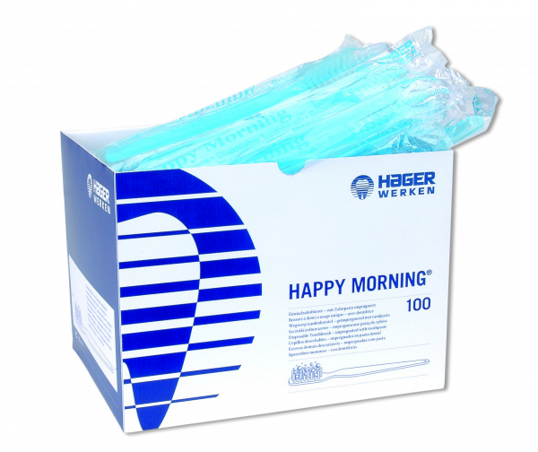 Miradent Happy Morning jednorazowe szczoteczki, 100 szt.
