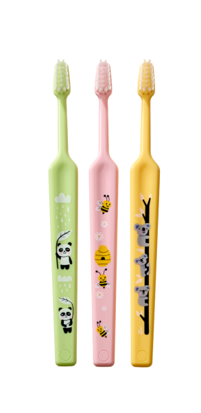 TePe Mini x-soft, szczoteczki do zębów dla najmniejszych, 2+1 gratis