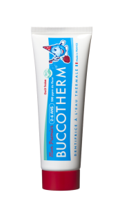 Buccotherm BIO żelowa pasta do zębów dla dzieci od 2 do 6 lat, truskawka, 50 ml