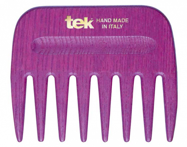 Tek AFRO COMB grzebień z szerokimi zębami w kolorze fioletowym