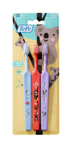 TePe Mini x-soft, szczoteczki do zębów dla najmniejszych, 2+1 gratis