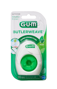 GUM Weave nitka do zębów woskowana z mentolem, 55 m