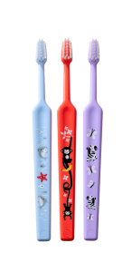TePe Mini x-soft, szczoteczki do zębów dla najmniejszych, 2+1 gratis