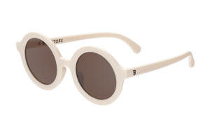 BABIATORS Original Round Sweet Cream, okulary przeciwsłoneczne kremowe, 3-5 lata