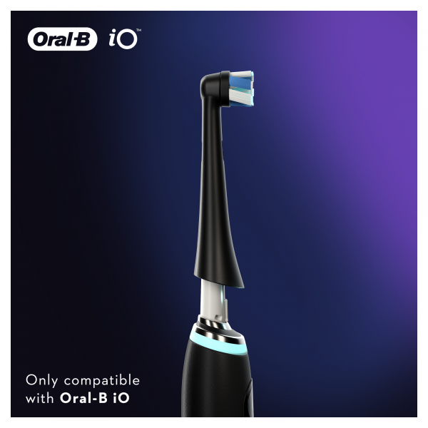 Oral-B iO Ultimate Clean Black zapasowa głowica, 4 szt.