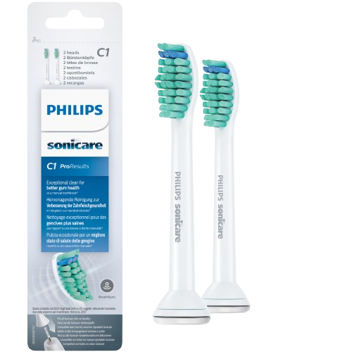 Philips Sonicare ProResults standard HX6012/07 końcówki standardowe do szczoteczki, 2 szt.