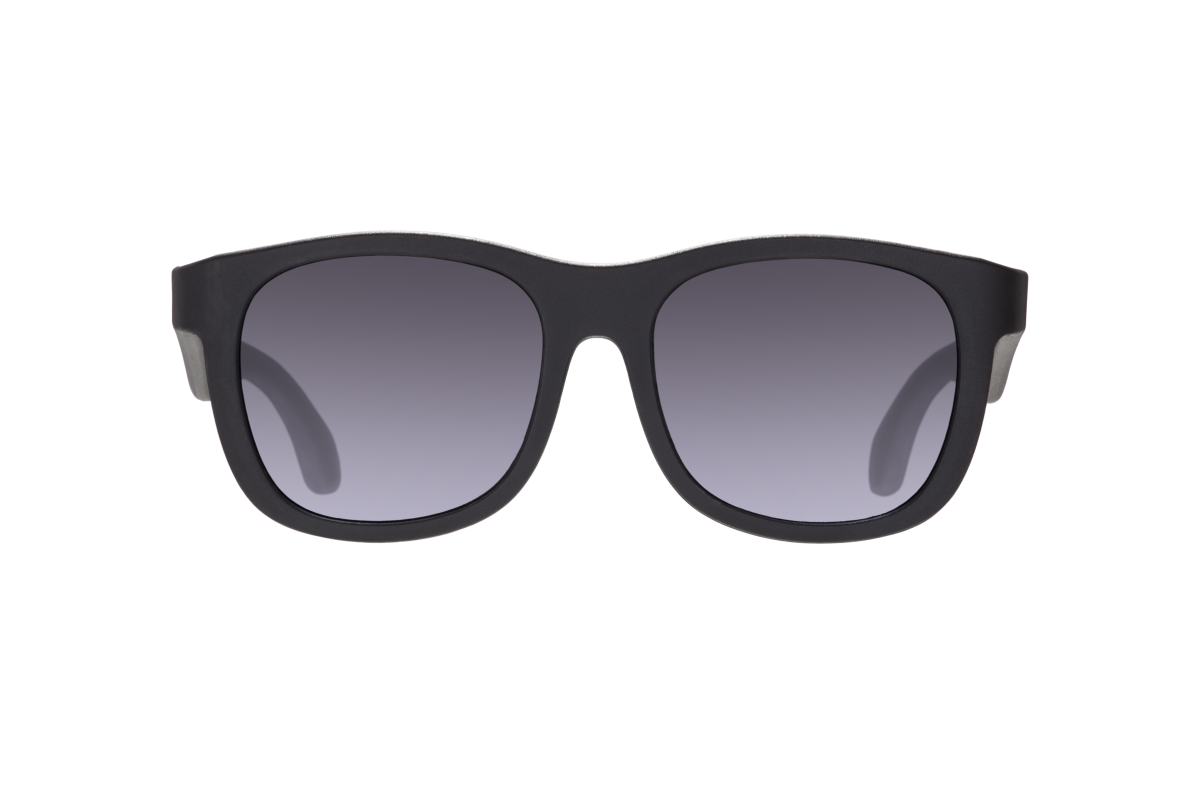 BABIATORS Polarized Navigator Jet Black, okulary przeciwsłoneczne z polaryzacją, czarne, 0-2 lata