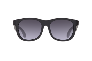 BABIATORS Polarized Navigator Jet Black, okulary przeciwsłoneczne z polaryzacją, czarne, 0-2 lata