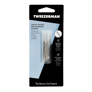 Tweezerman Facial Razor - wymienne ostrza do precyzyjnego usuwania włosków z twarzy