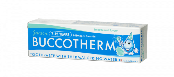 Buccotherm Junior pasta do zębów dla dzieci od 7 do 12 lat, delikatna mięta, 50 ml