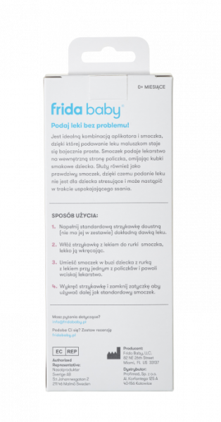 Frida Baby Dozownik leków w ksztalcie smoczka