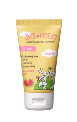 Bob & Bobek Bob i Bobek pasta do zębów dla dzieci o smaku malinowym i truskawkowym (0-6 lat), 50 ml