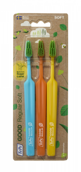 TePe GOOD Regular soft, zestaw szczoteczek do zębów, 2+1 gratis