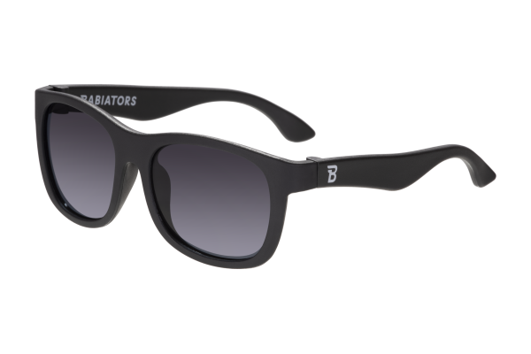 BABIATORS Polarized Navigator Jet Black, okulary przeciwsłoneczne z polaryzacją, czarne, 0-2 lata