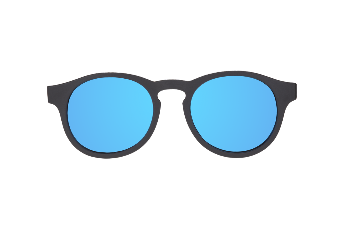 BABIATORS Polarized Keyhole Jet Black, lustrzane okulary przeciwsłoneczne z polaryzacją, czarne, 6+