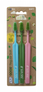 TePe GOOD Regular soft, zestaw szczoteczek do zębów, 2+1 gratis