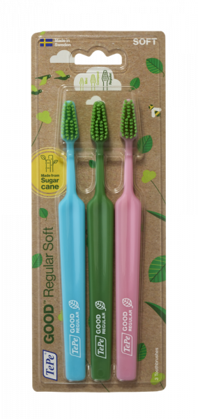 TePe GOOD Regular soft, zestaw szczoteczek do zębów, 2+1 gratis