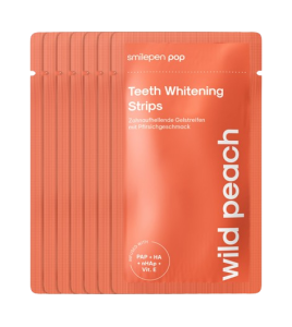 Pop Wild Peach Teeth Whitening Strips, paski do wybielania zębów (7x2 szt.)