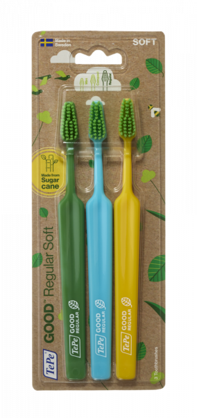 TePe GOOD Regular soft, zestaw szczoteczek do zębów, 2+1 gratis