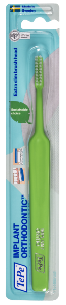 TePe Implant/Ortho szczoteczka do zębów do czyszczenia aparatów ortodontycznych oraz implantów