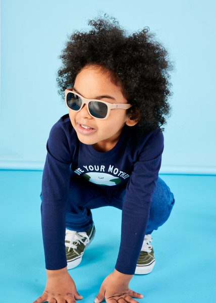 BABIATORS Eco Collection Navigator Soft Sand, okulary przeciwsłoneczne w kolorze piaskowym, 3-5 lat