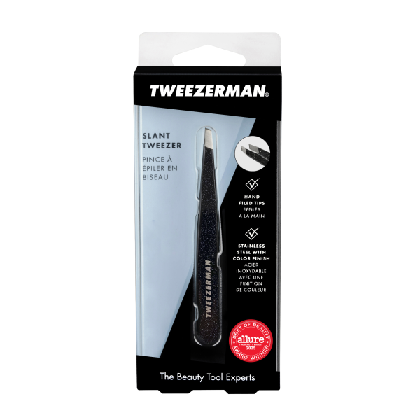 Tweezerman Dusted Onyx Slant pęseta