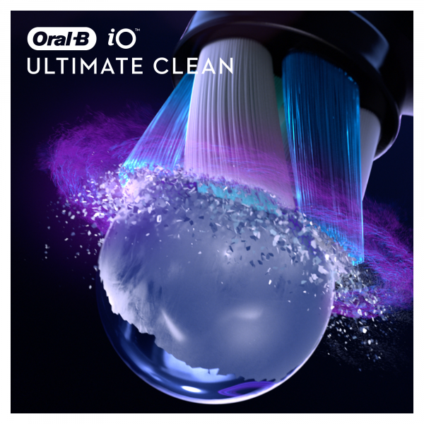 Oral-B iO Ultimate Clean Black zapasowa głowica, 4 szt.