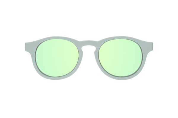 BABIATORS Polarized Keyhole Seafoam Blue, lustrzane okulary przeciwsłoneczne z polaryzacją, niebieska piana morska, 0-2 lata
